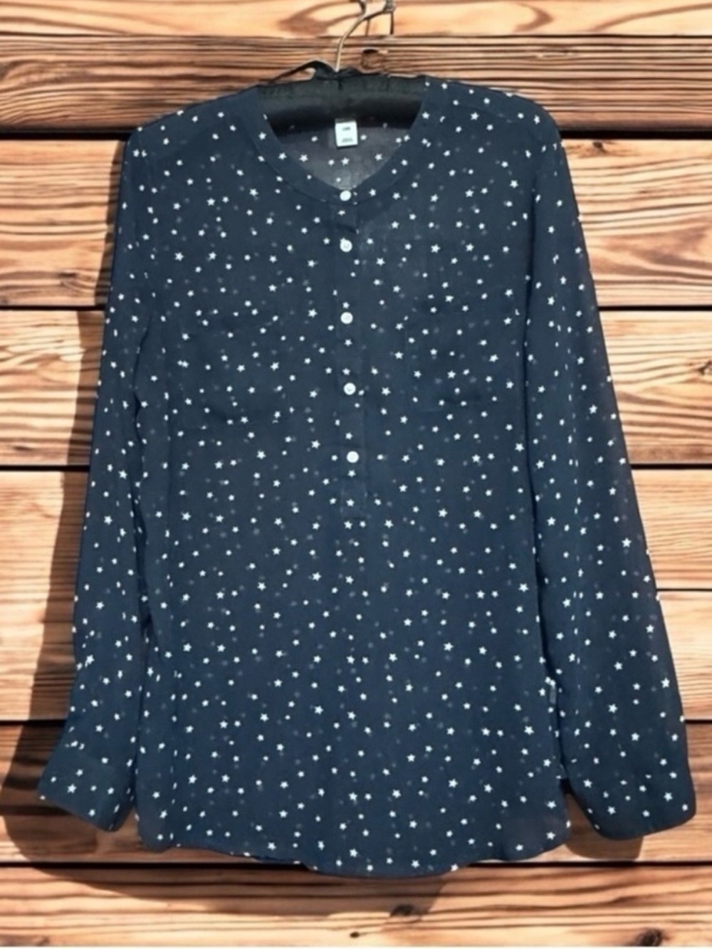 OLD NAVY SHEER TUNIC SIZE LARGE